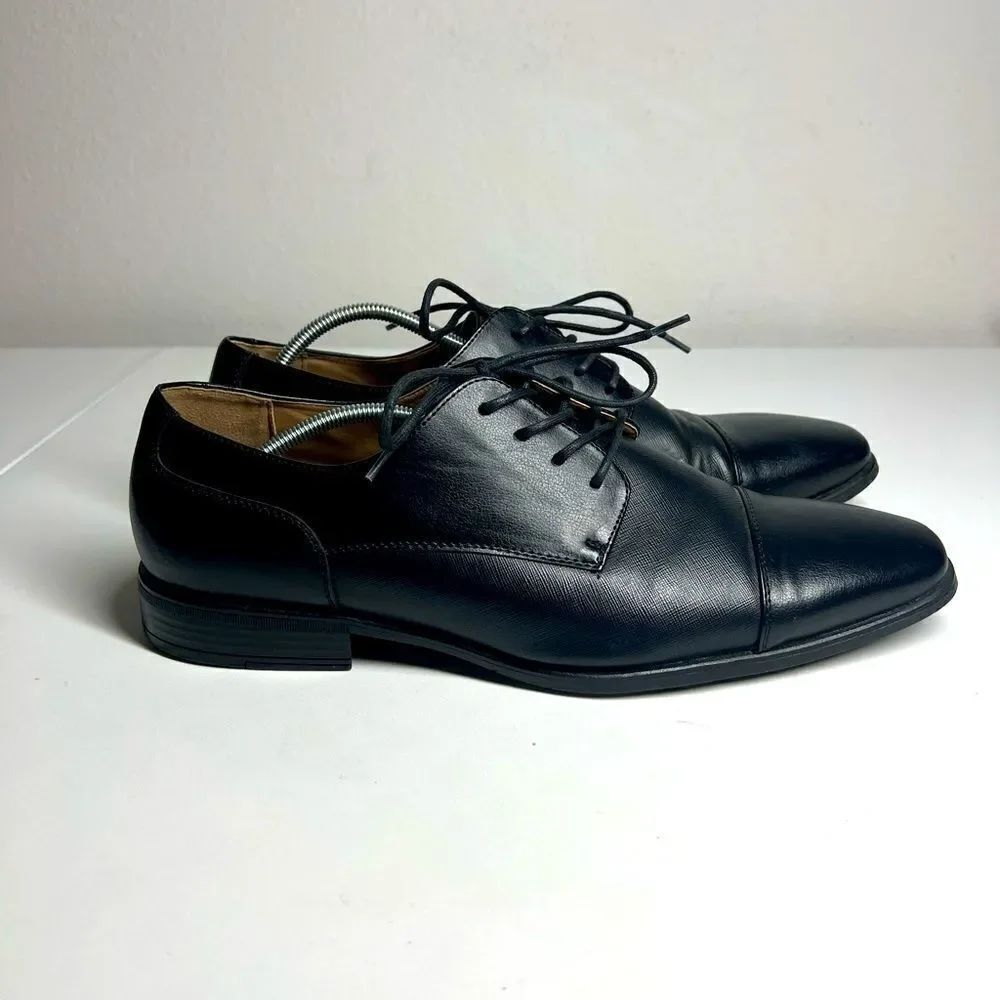 J. Ferrar Men’s Oxford Lace Up Shoes Size 11 M Black